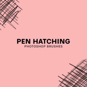 20 Pen Hatching Brushes V1