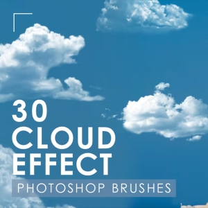 30 Realistic Cloud Photoshop Brushes